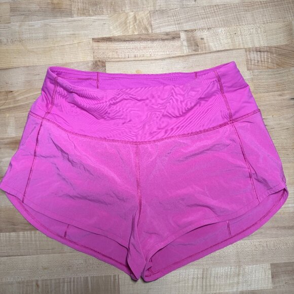 Lululemon Speed Up High-Rise Short 2.5" - Sonic Pink - Picture 2 of 4